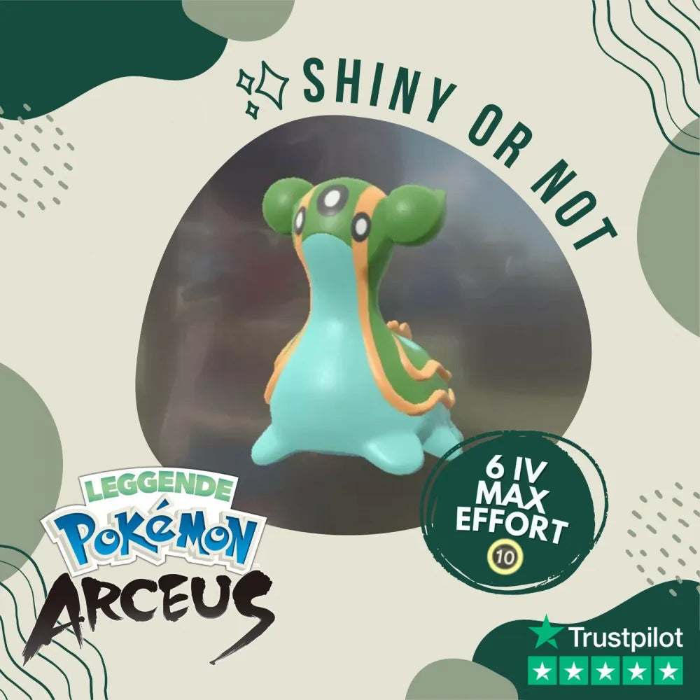 Gastrodon East Shiny ✨ Legends Pokémon Arceus 6 Iv Max Effort Custom Ot Level