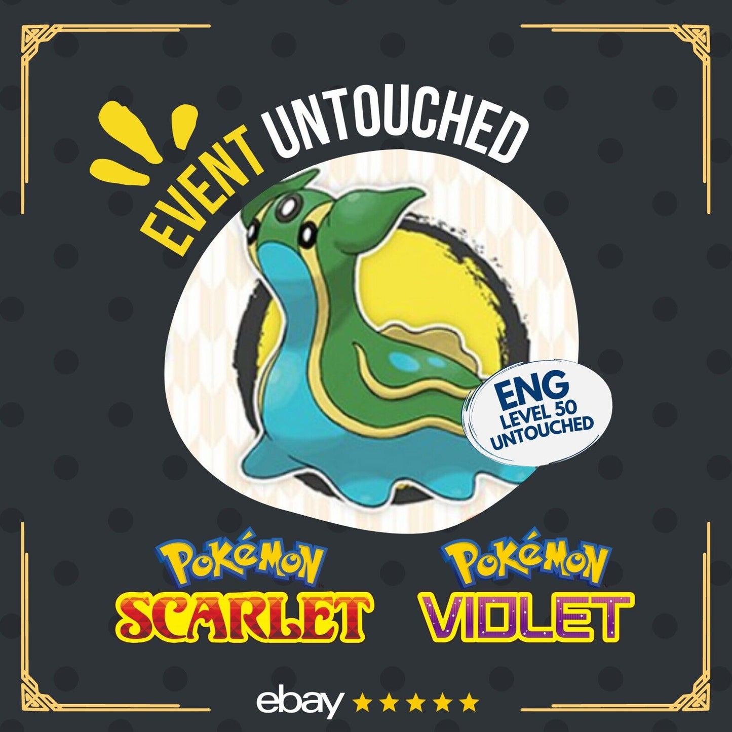 Gastrodon Eduardo World Championship Event Untouched IV Pokémon Scarlet Violet Non shiny Lv 50 by Shiny Living Dex | Shiny Living Dex