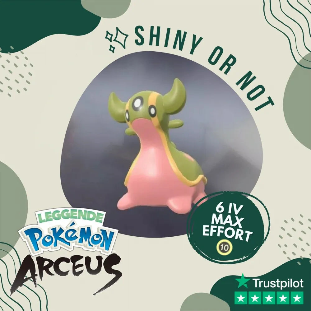 Gastrodon West Shiny ✨ Legends Pokémon Arceus 6 Iv Max Effort Custom Ot Level