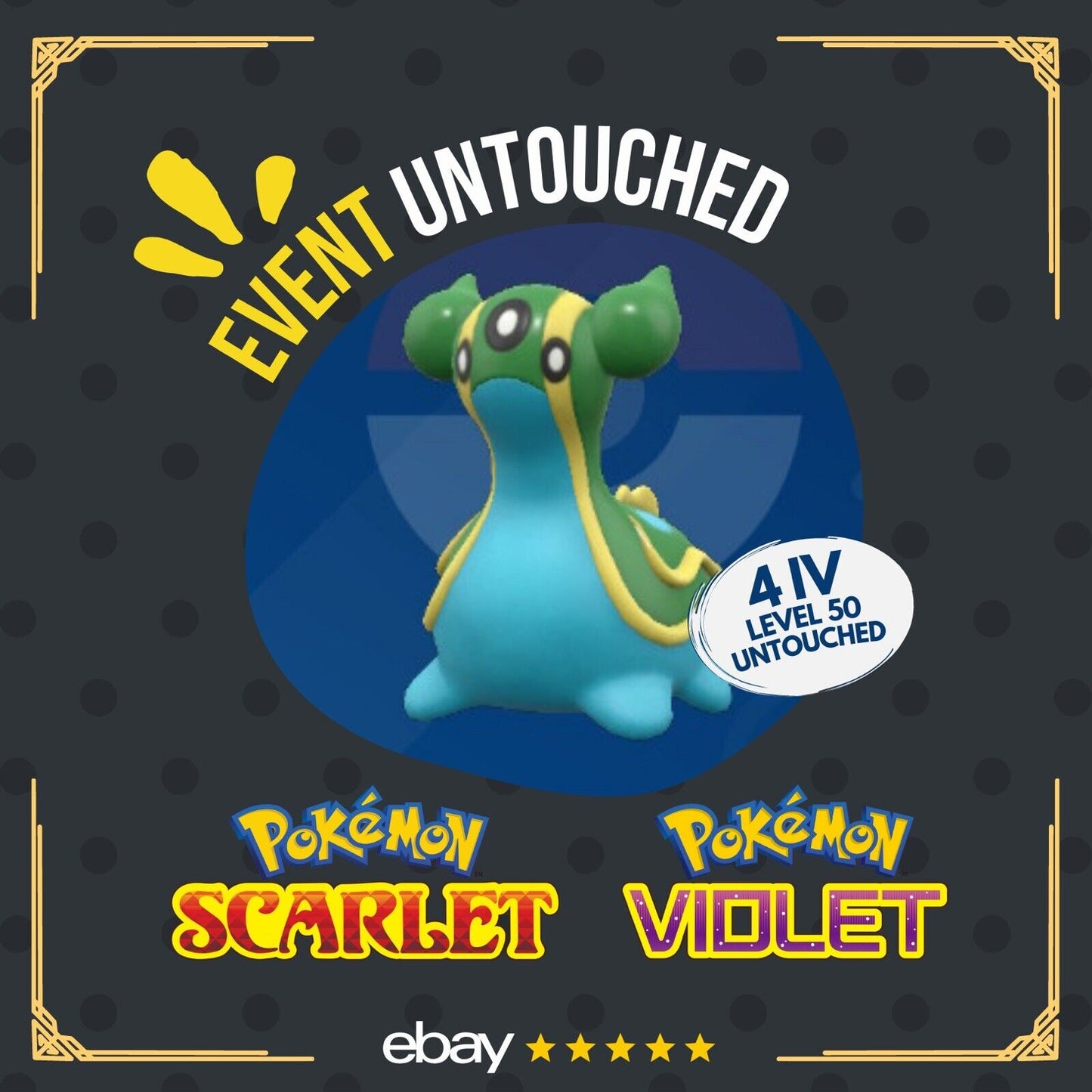 Gastrodon Wonseok Jung Event Untouched IV Trainers Cup Pokémon Scarlet Violet Non shiny Lv 50 by Shiny Living Dex | Shiny Living Dex