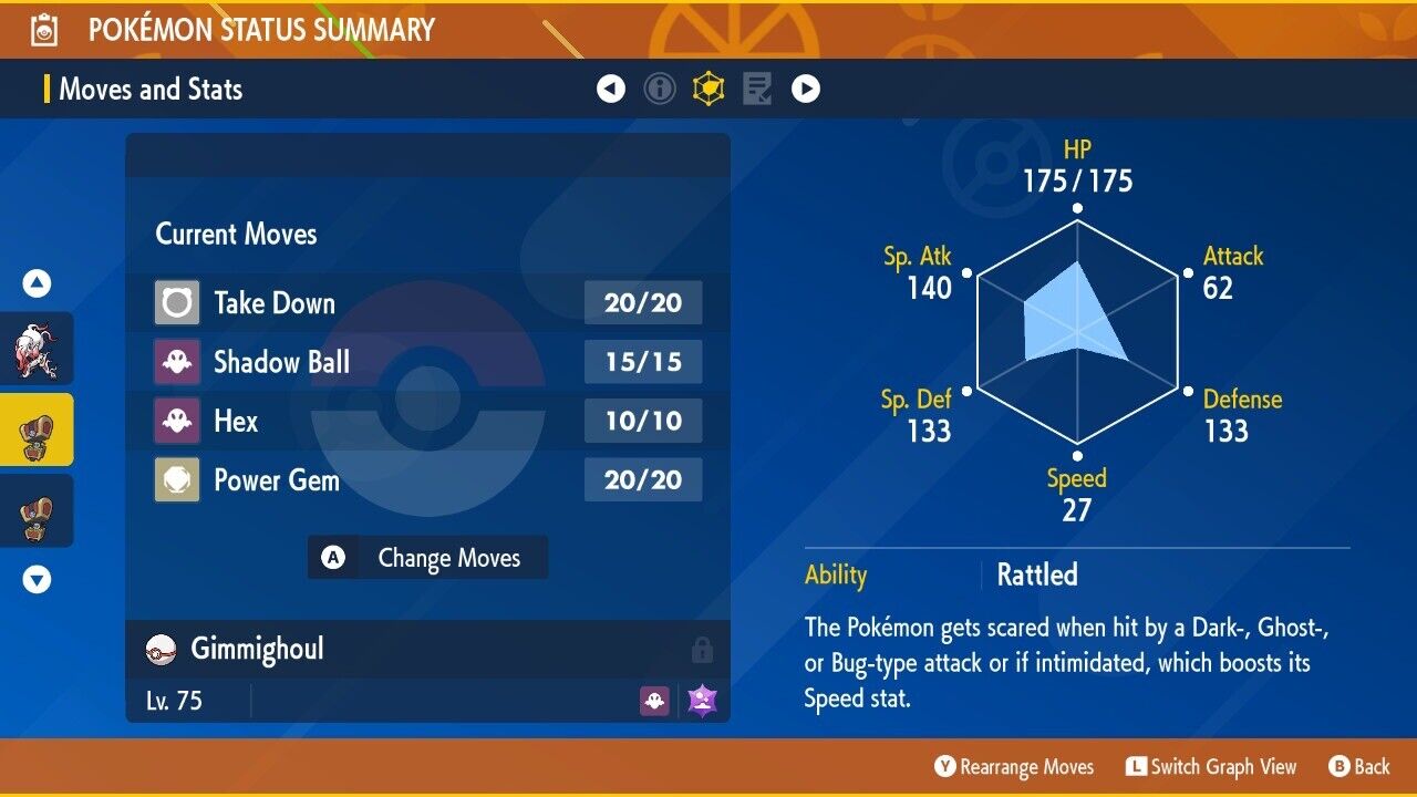 Gimmighoul Shiny Tera Raid Event June Direct Untouched Pokémon Scarlet Violet by Shiny Living Dex | Shiny Living Dex