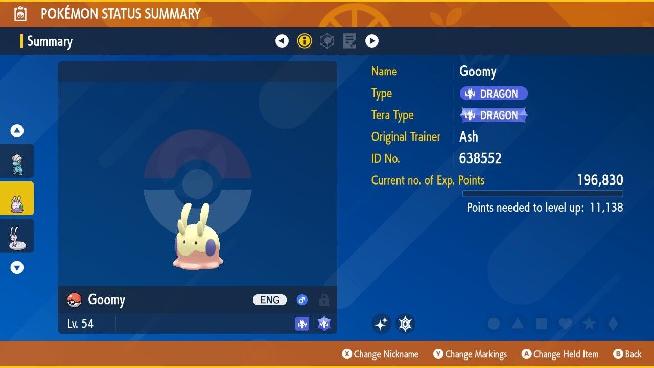 Goomy Shiny Event Mass Outbreaks Charismatic Untouched IV Pokémon Scarlet Violet