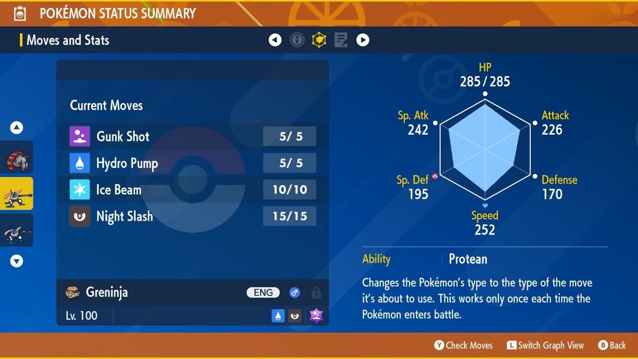 Greninja Unrivaled Tera Raid Event Untouched Legit Pokémon Scarlet Violet Non shiny Lv. 100 by Shiny Living Dex | Shiny Living Dex