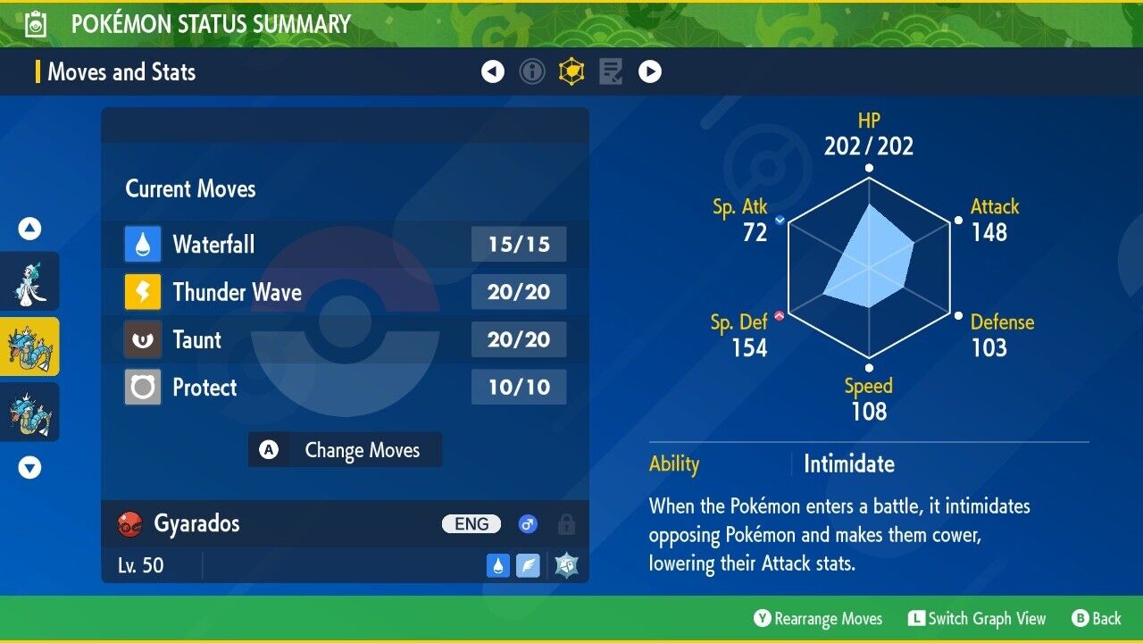 Gyarados Sophia Asia Singapore Championships Untouched IV Pokémon Scarlet Violet Non shiny Lv 50 by Shiny Living Dex | Shiny Living Dex
