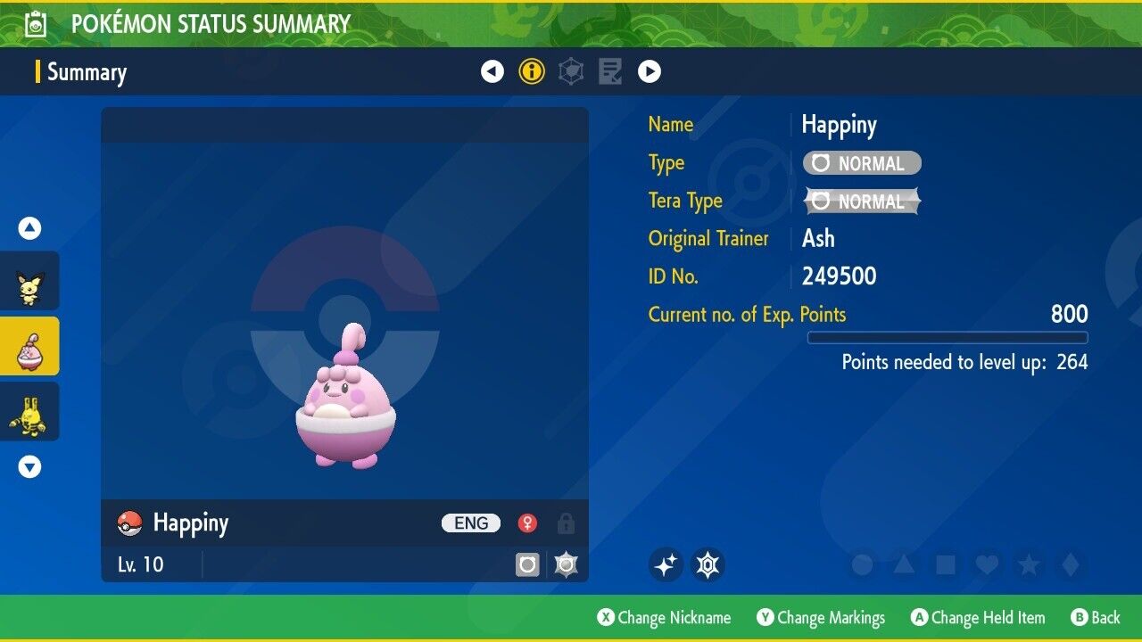 Happiny Shiny Event Easter Vigor Mass Outbreak Untouched Pokémon Scarlet Violet Shiny by Shiny Living Dex | Shiny Living Dex