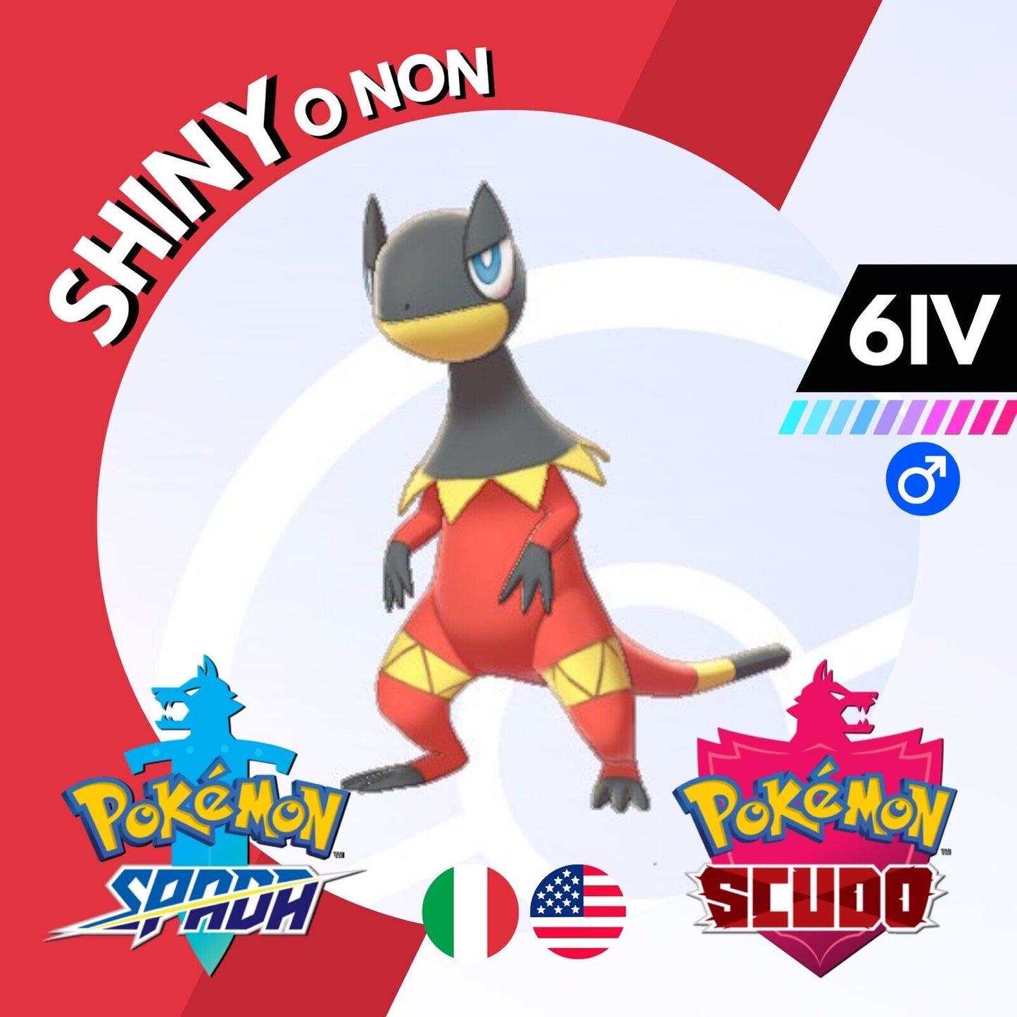 Heliolisk Shiny o Non 6 IV Competitivo Legit Pokemon Spada Scudo Sword Shield