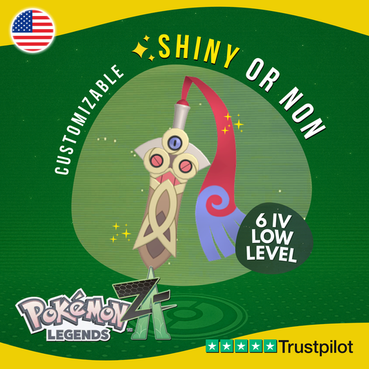 Honedge Shiny or Non ✨ 6 IV Pokémon Legends Z-A Competitive Customizable ZA Z A