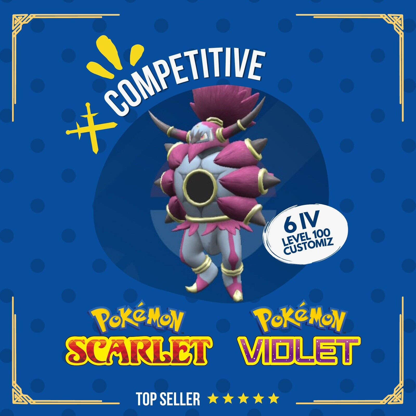 hoopa unbound pokemon card Hoopa Unbound Non Shiny ✨ 6 IV Competitive Customizable Pokémon Scarle – Shiny Living Dex