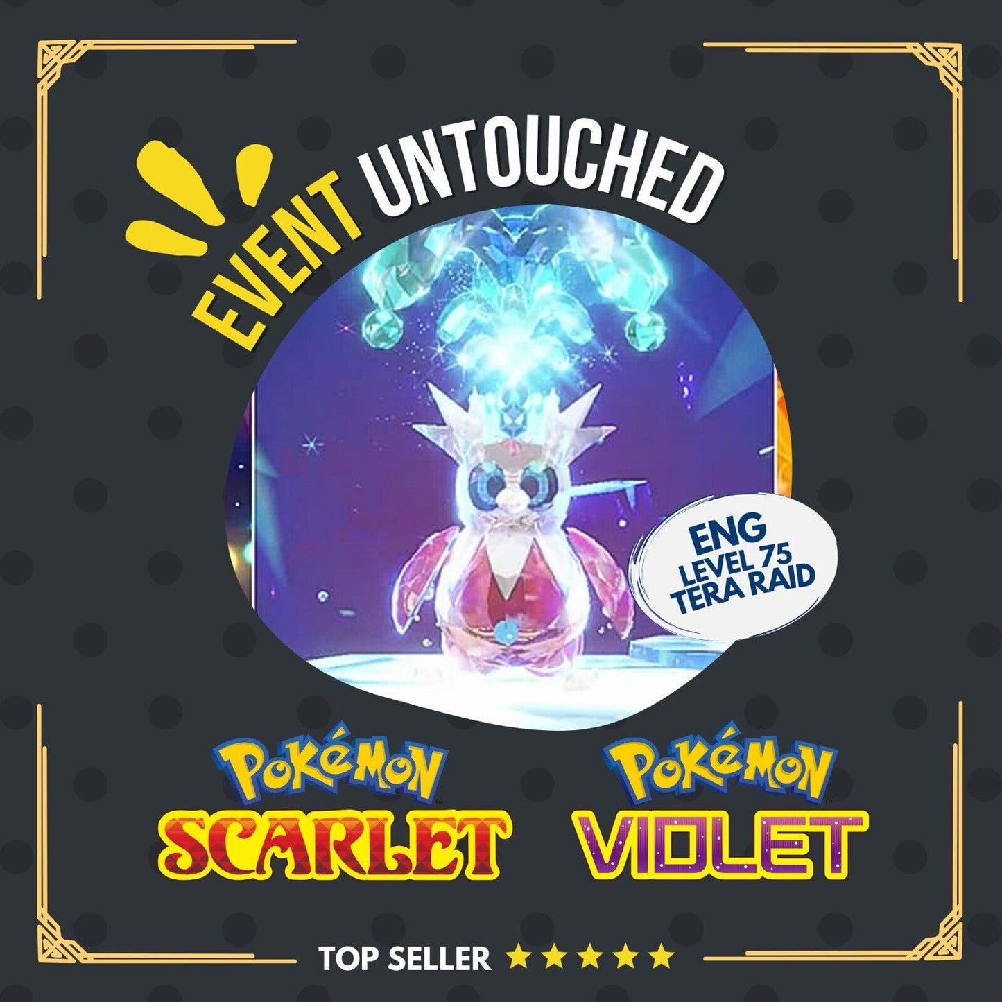 Iron Bundle Tera Raid Event January 2025 Untouched IV Pokémon Scarlet Violet