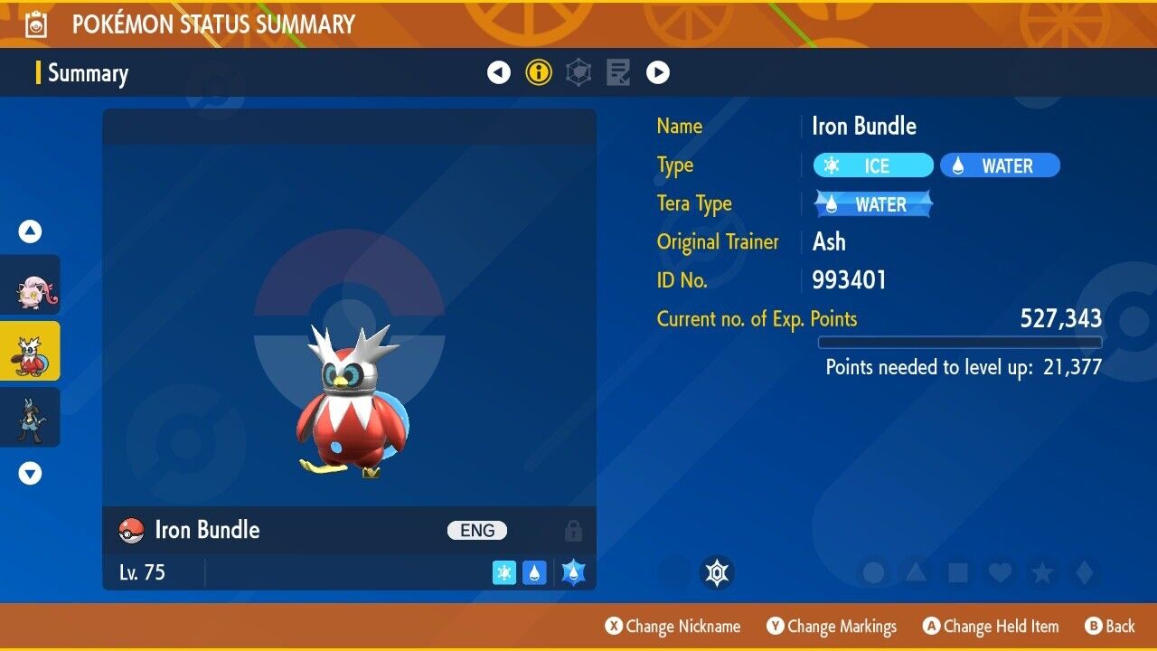 Iron Bundle Tera Raid Event January 2025 Untouched IV Pokémon Scarlet Violet