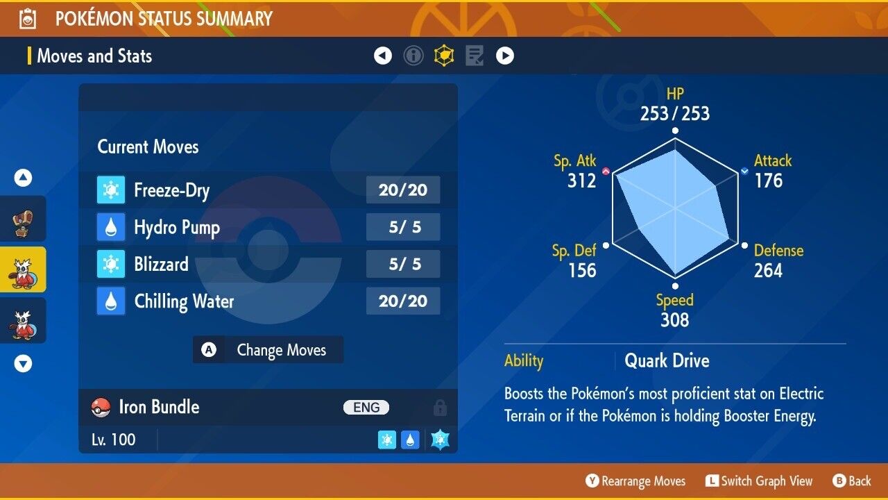 Iron Bundle Unrivaled Tera Raid Event 7 Stars Untouched Pokémon Scarlet Violet Non shiny Lv. 100 by Shiny Living Dex | Shiny Living Dex