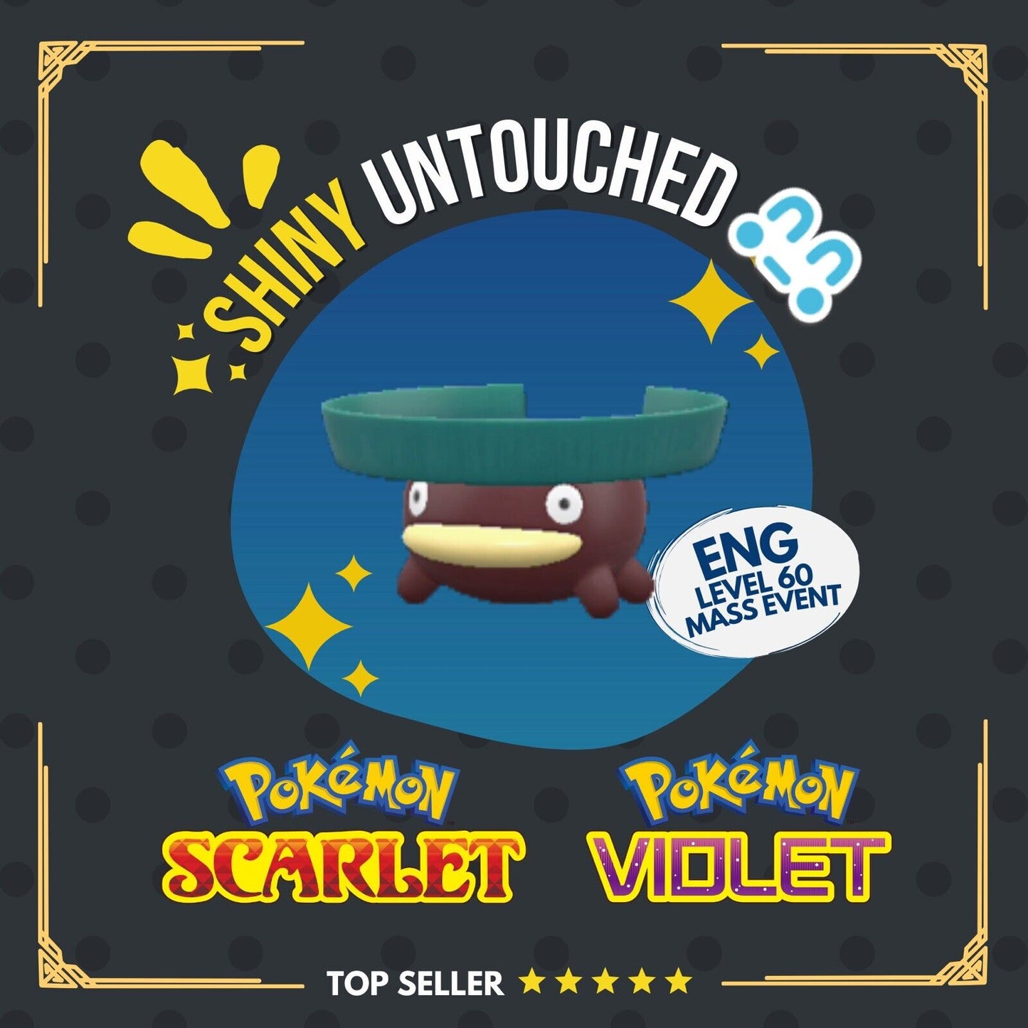 Lotad Shiny Event Kindly Mark Mass Outbreak Untouched IV Pokémon Scarlet Violet