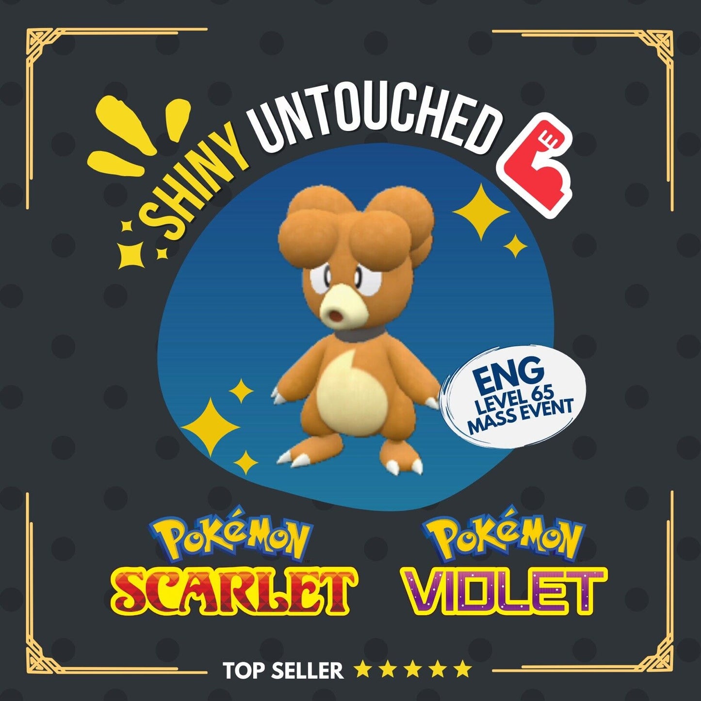 Magby Shiny Event Easter Vigor Mass Outbreak Untouched IV Pokémon Scarlet Violet Shiny by Shiny Living Dex | Shiny Living Dex