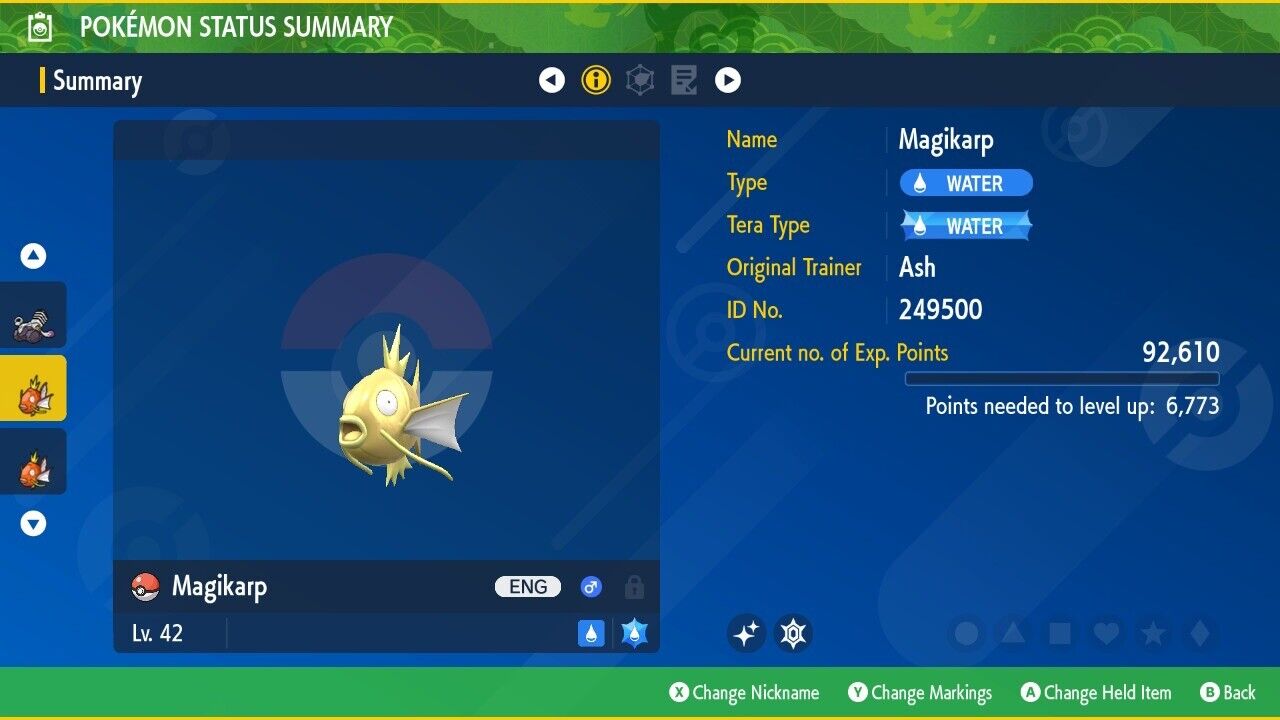 Magikarp Shiny Event Strike Gold Mass Outbreak Untouched Pokémon Scarlet Violet Shiny by Shiny Living Dex | Shiny Living Dex