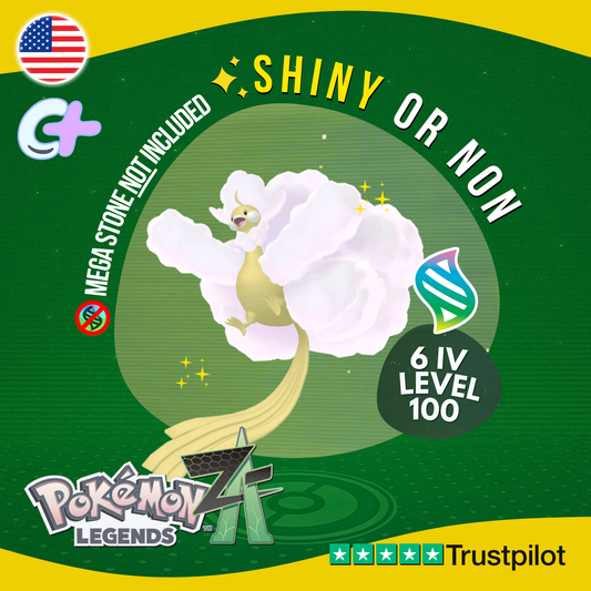 Mega Altaria Shiny or Non ✨ 6 IV Pokémon Legends Z-A Battle Ready ZA Z A