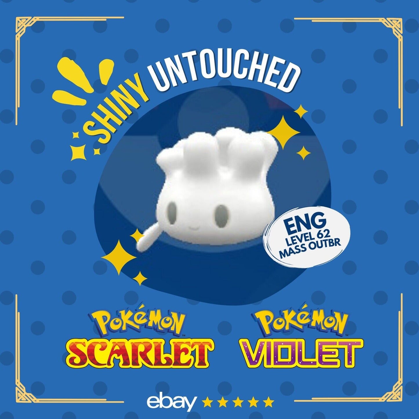 Milcery Shiny Event Mass Outbreak December Untouched IV Pokémon Scarlet Violet Shiny by Shiny Living Dex | Shiny Living Dex