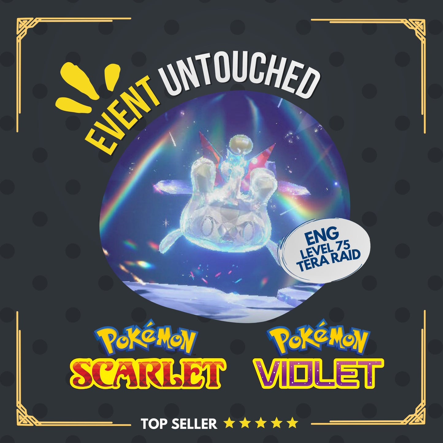 Milcery Tera Raid Event Valentine Day 2025 Untouched IV Pokémon Scarlet Violet