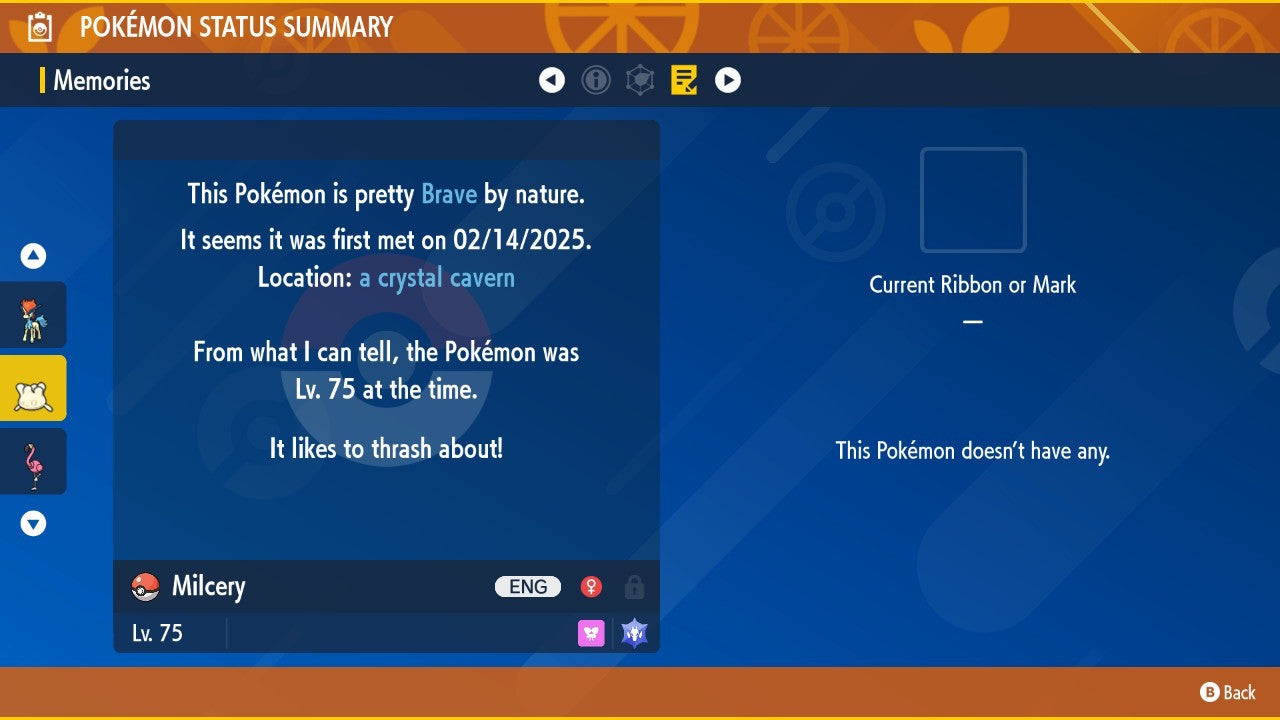 Milcery Tera Raid Event Valentine Day 2025 Untouched IV Pokémon Scarlet Violet