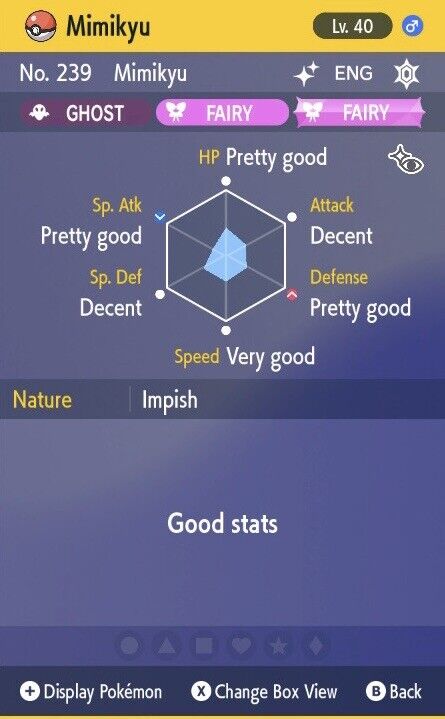 Mimikyu Shiny Crafty Mark Event Mass Outbreak Untouched Pokémon Scarlet Violet Shiny Lv. 40 by Shiny Living Dex | Shiny Living Dex