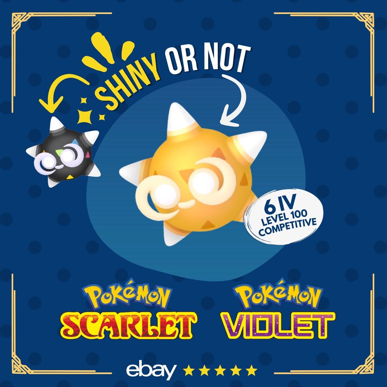 minior pokemon card price Minior Orange Shiny or Non 6 IV Competitive Customizable Pokémon Scarl – Shiny Living Dex