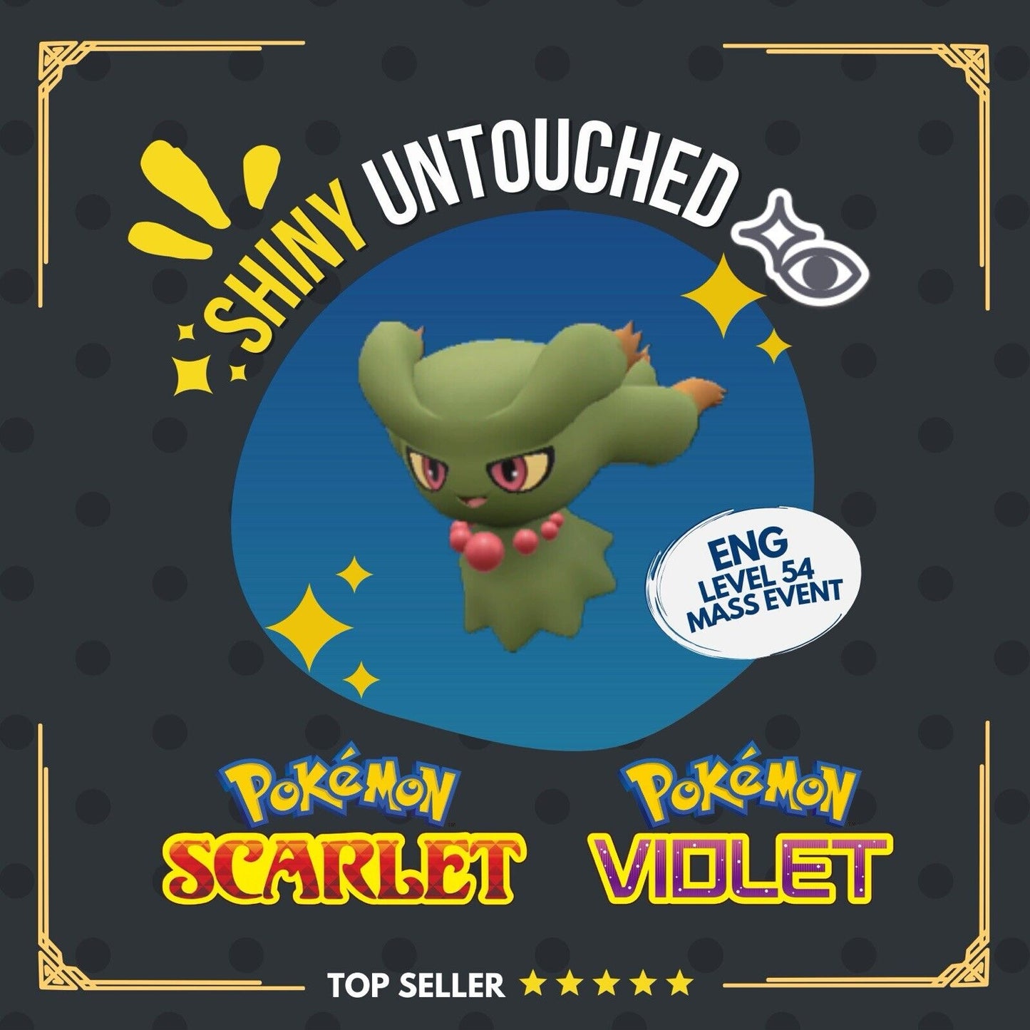 Misdreavus Shiny Event Mass Outbreaks Crafty Untouched IV Pokémon Scarlet Violet