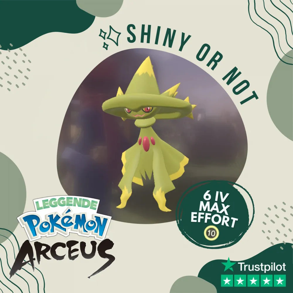 Mismagius Shiny ✨ Legends Pokémon Arceus 6 Iv Max Effort Custom Ot Level Gender