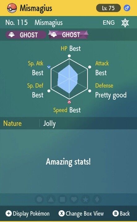 Mismagius Spotlight Tera Raid 5 Stars Event Untouched Pokémon Scarlet Violet Non Shiny Lv. 75 by Shiny Living Dex | Shiny Living Dex