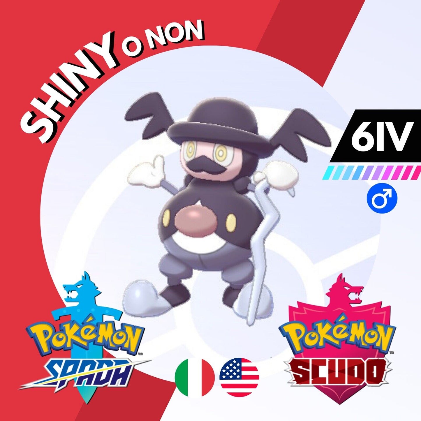 Mr Rime Shiny o Non 6 IV Competitivo Legit Pokemon Spada Scudo Sword Shield