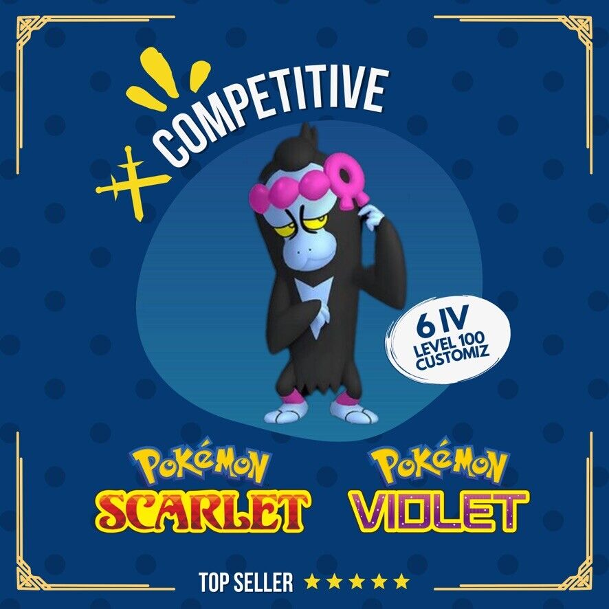 Munkidori 6 IV Competitive Battle ready Customizable OT Pokémon Scarlet Violet by Shiny Living Dex | Shiny Living Dex
