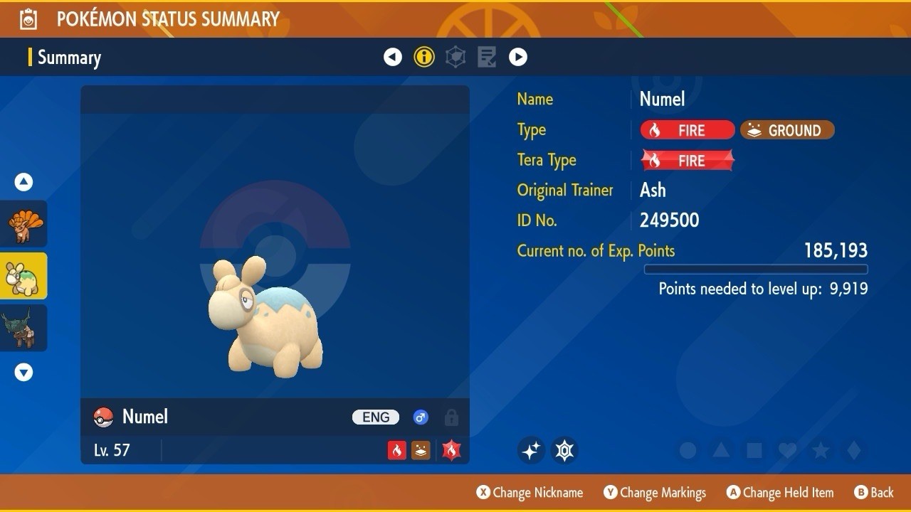 Numel Shiny Mass Outbreak August 25 Event Untouched IV Pokémon Scarlet Violet