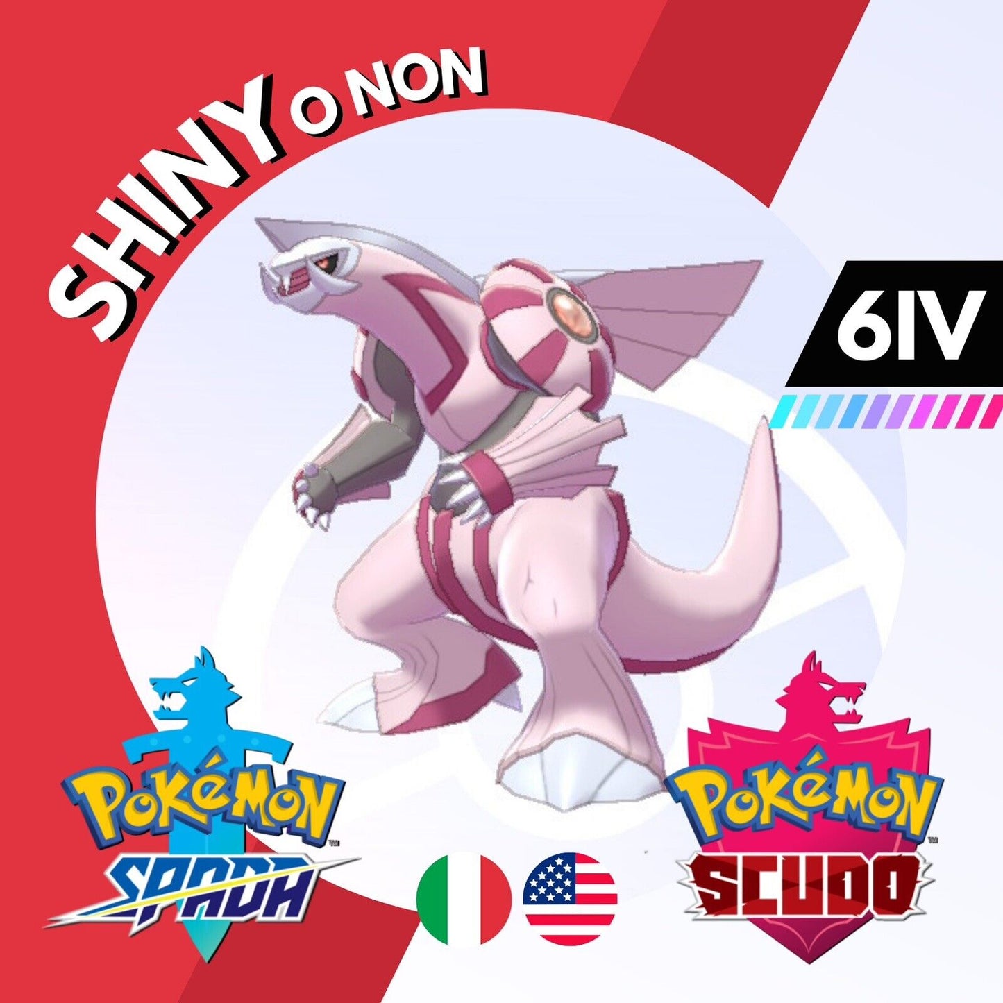 Palkia Shiny o Non 6 IV Competitivo Legit Pokemon Spada Scudo Sword Shield
