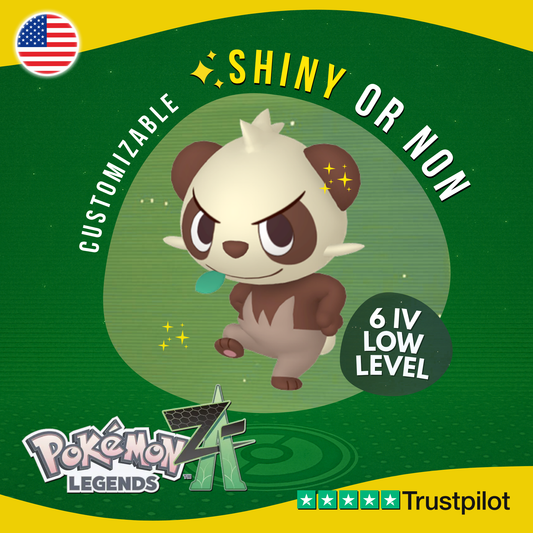 Pancham Shiny or Non ✨ 6 IV Pokémon Legends Z-A Competitive Customizable ZA Z A