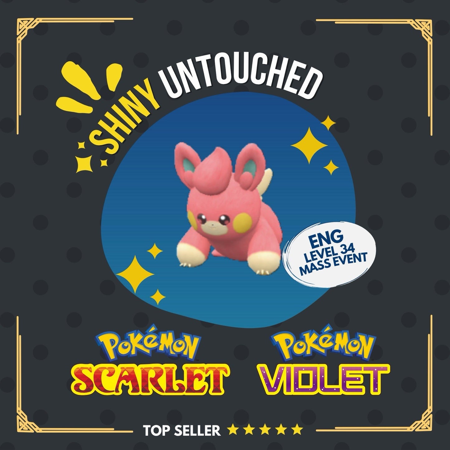 Pawmi Shiny Mass Outbreak July 25 Event Untouched IV Pokémon Scarlet Violet