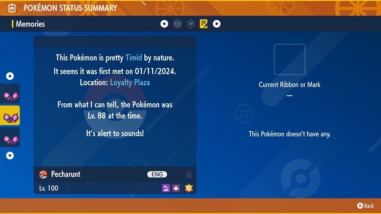Pecharunt B 6 IV Competitive Battle ready Customizable OT Pokémon Scarlet Violet by Shiny Living Dex | Shiny Living Dex