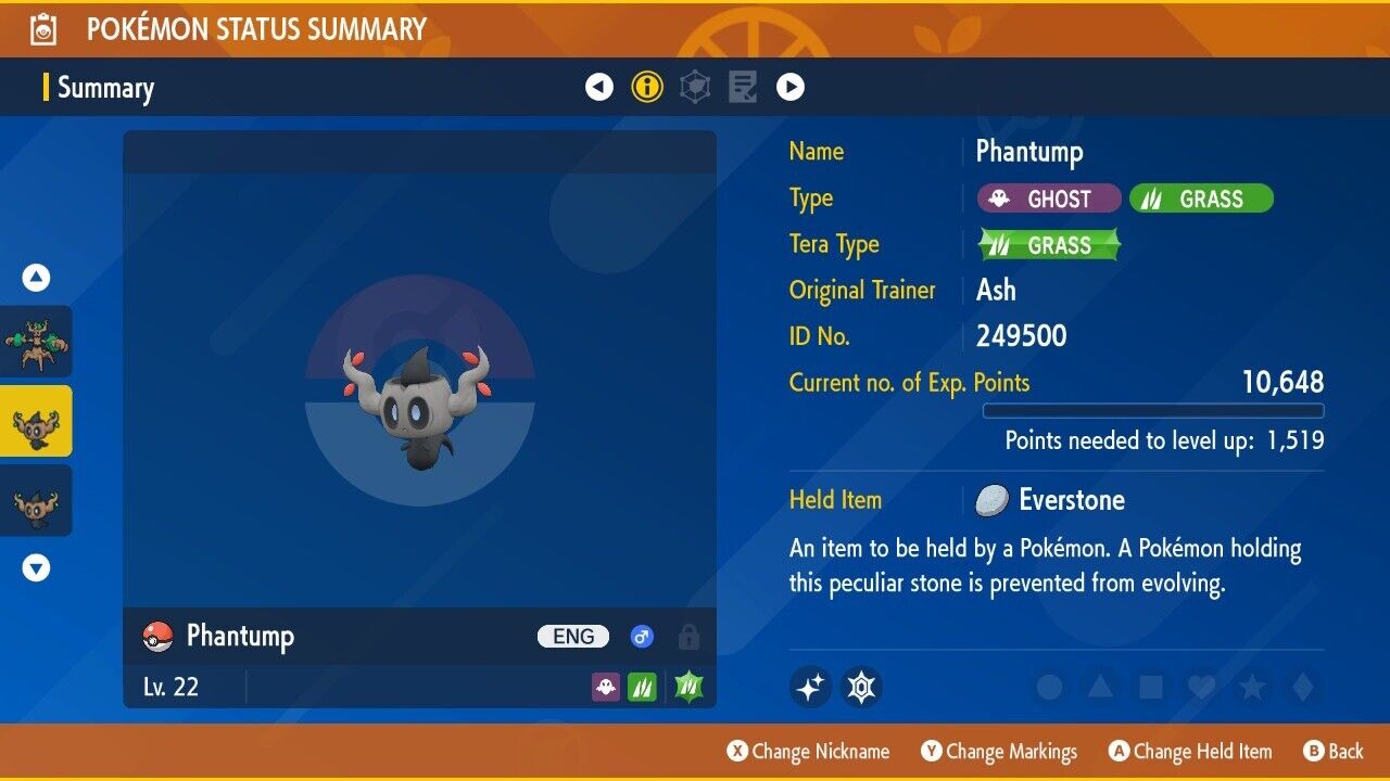 Phantum Shiny Crafty Mark Event Mass Outbreak Untouched Pokémon Scarlet Violet Shiny Lv. 22 by Shiny Living Dex | Shiny Living Dex