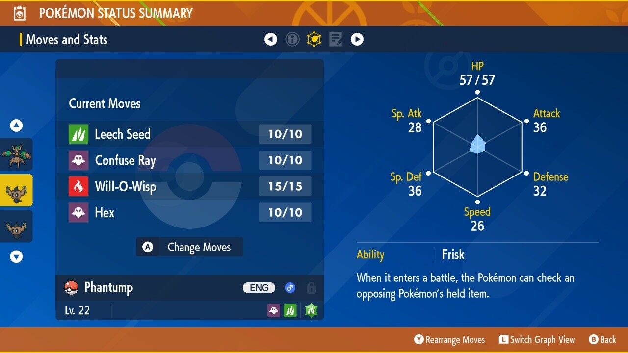 Phantum Shiny Crafty Mark Event Mass Outbreak Untouched Pokémon Scarlet Violet Shiny Lv. 22 by Shiny Living Dex | Shiny Living Dex