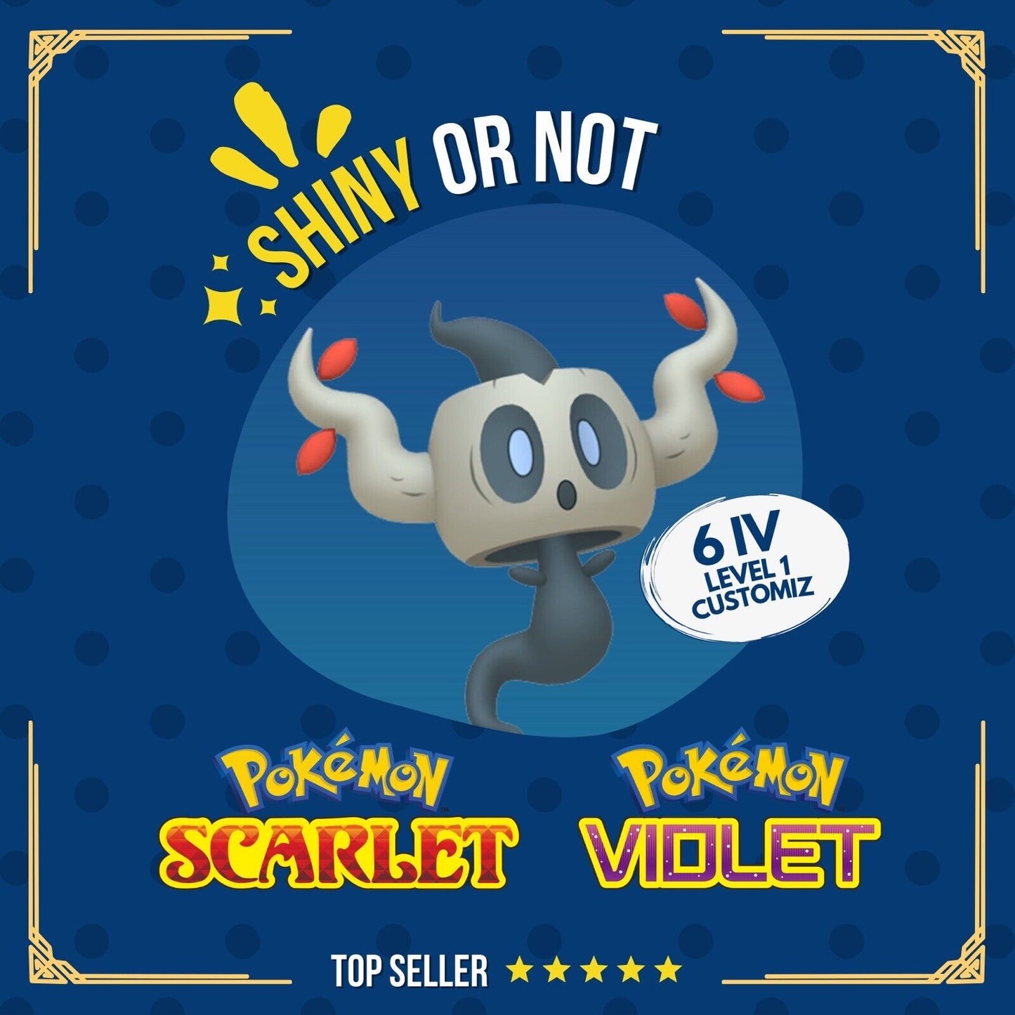Phantump Shiny or Non ✨ 6 IV Customizable Nature Level OT Pokémon Scarlet Violet by Shiny Living Dex | Shiny Living Dex