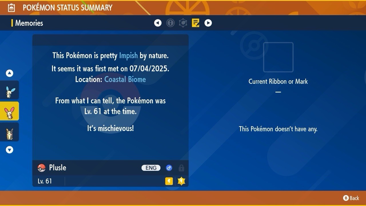 Plusle Shiny Mass Outbreak July 25 Event Untouched IV Pokémon Scarlet Violet