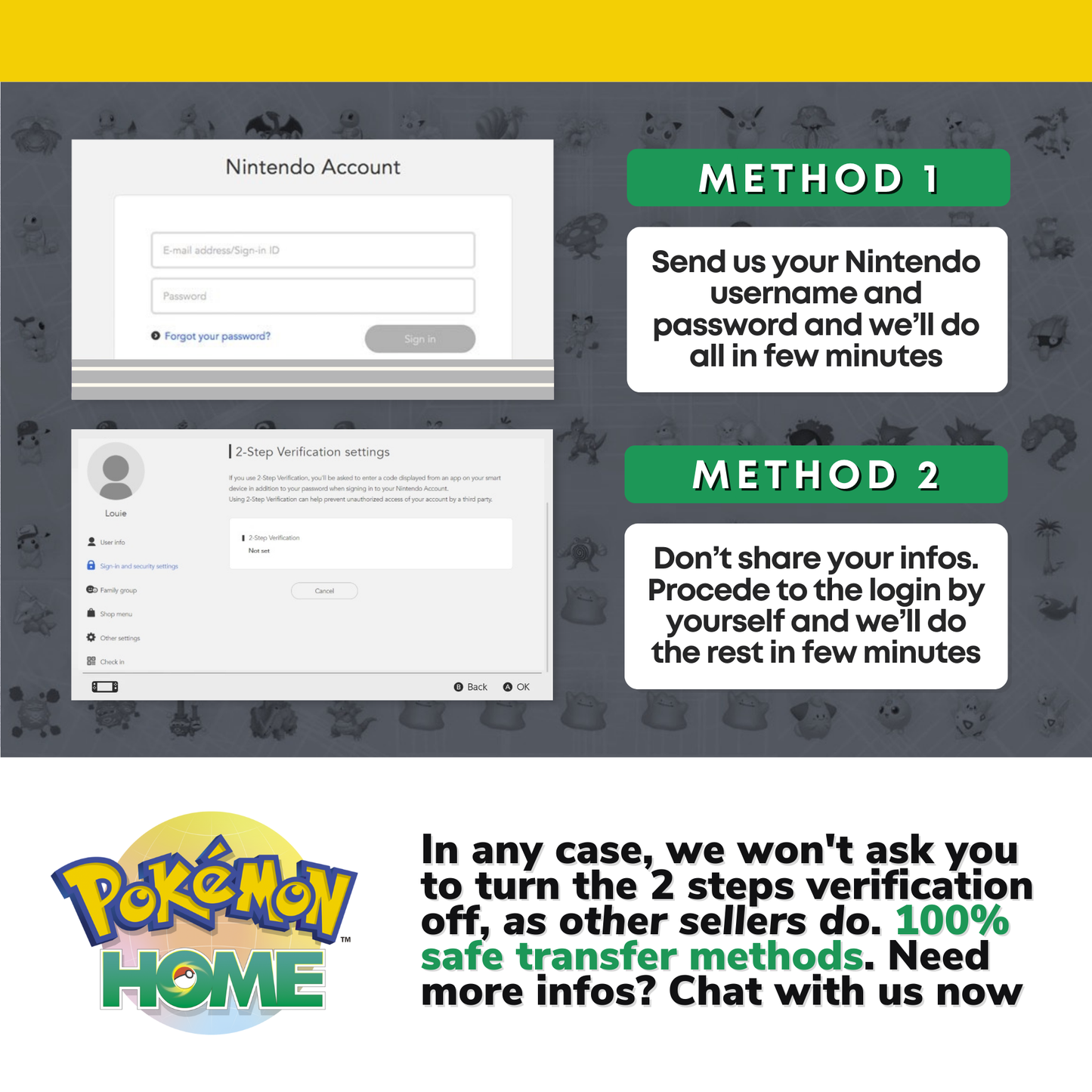 Pokémon HOME Shiny Living Dex 1300 Legit Pokedex OT Custom Complete from Bulbasaur to Pecharunt Scarlet Violet Z-A Champions