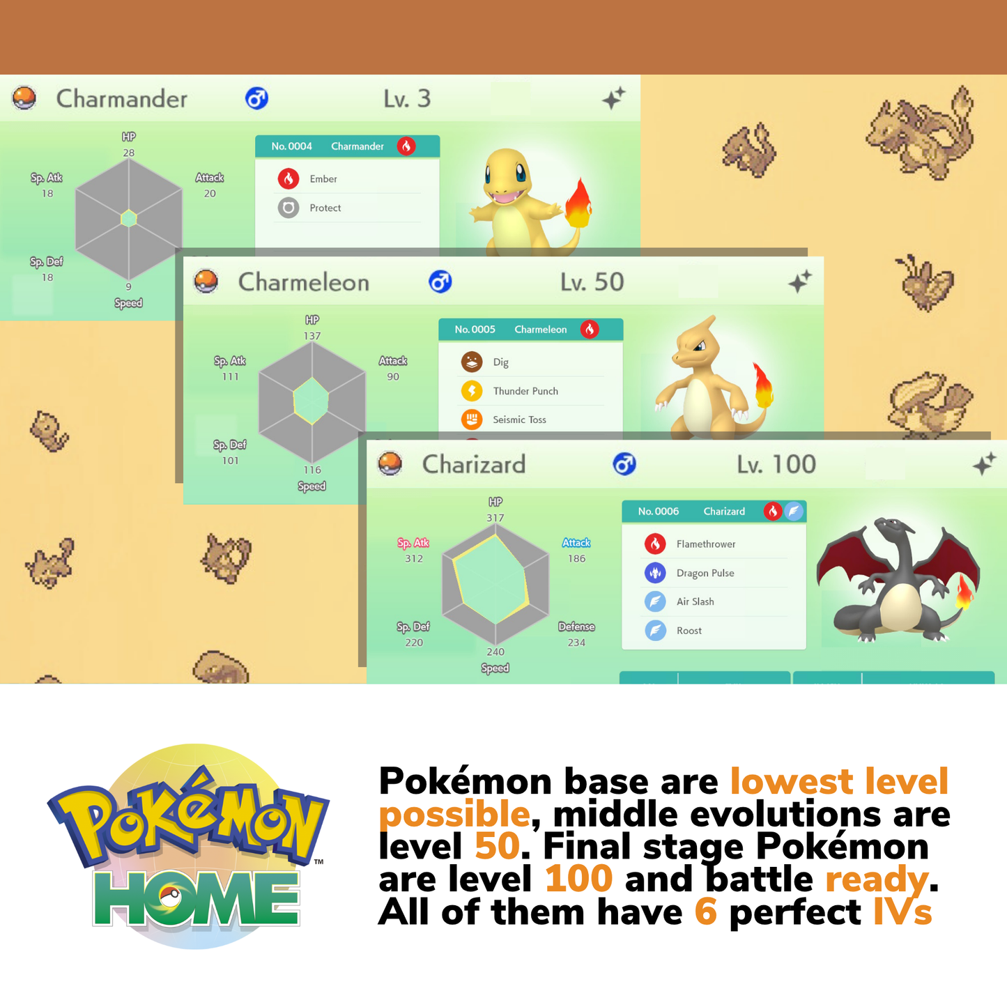 Pokémon Let's GO Pikachu Eevee Complete Kanto Shiny Living Dex Custom OT name Pokedex Pokémon HOME Lets 6IV Competitive