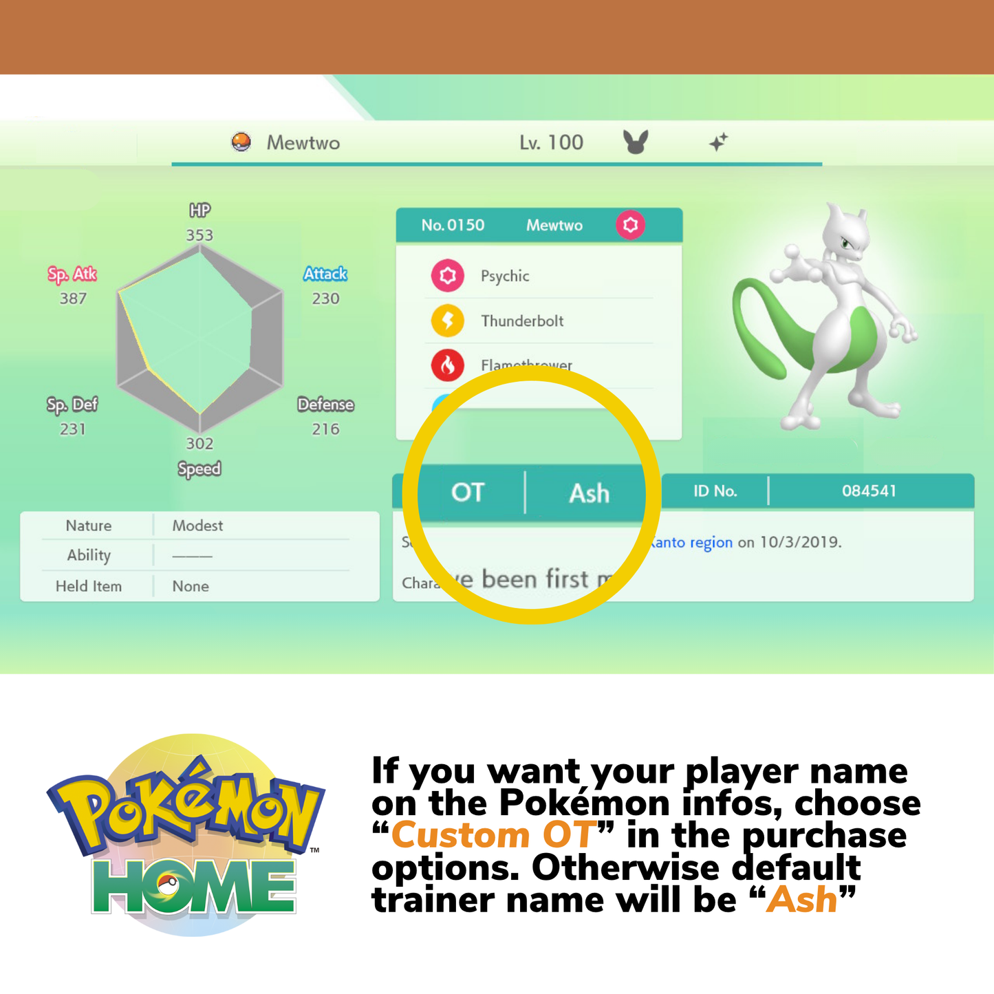 Pokémon Let's GO Pikachu Eevee Complete Kanto Shiny Living Dex Custom OT name Pokedex Pokémon HOME Lets 6IV Competitive