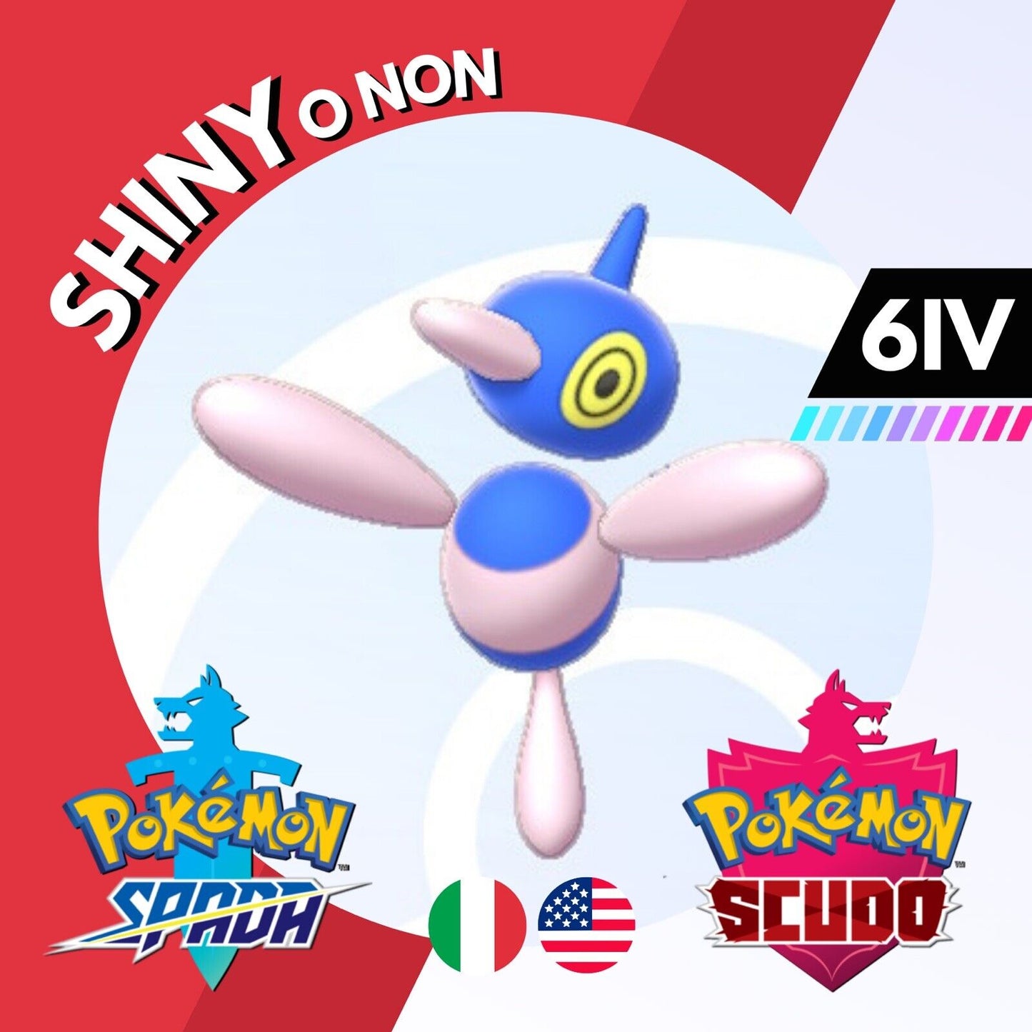 Porygon Z Shiny o Non 6 IV Competitivo Legit Pokemon Spada Scudo Sword Shield