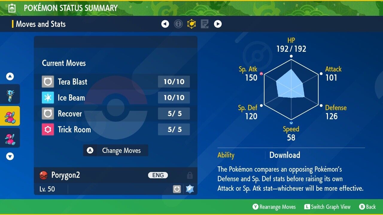Porygon2 Event Nils Dunlop European Battle Untouched IV Pokémon Scarlet Violet
