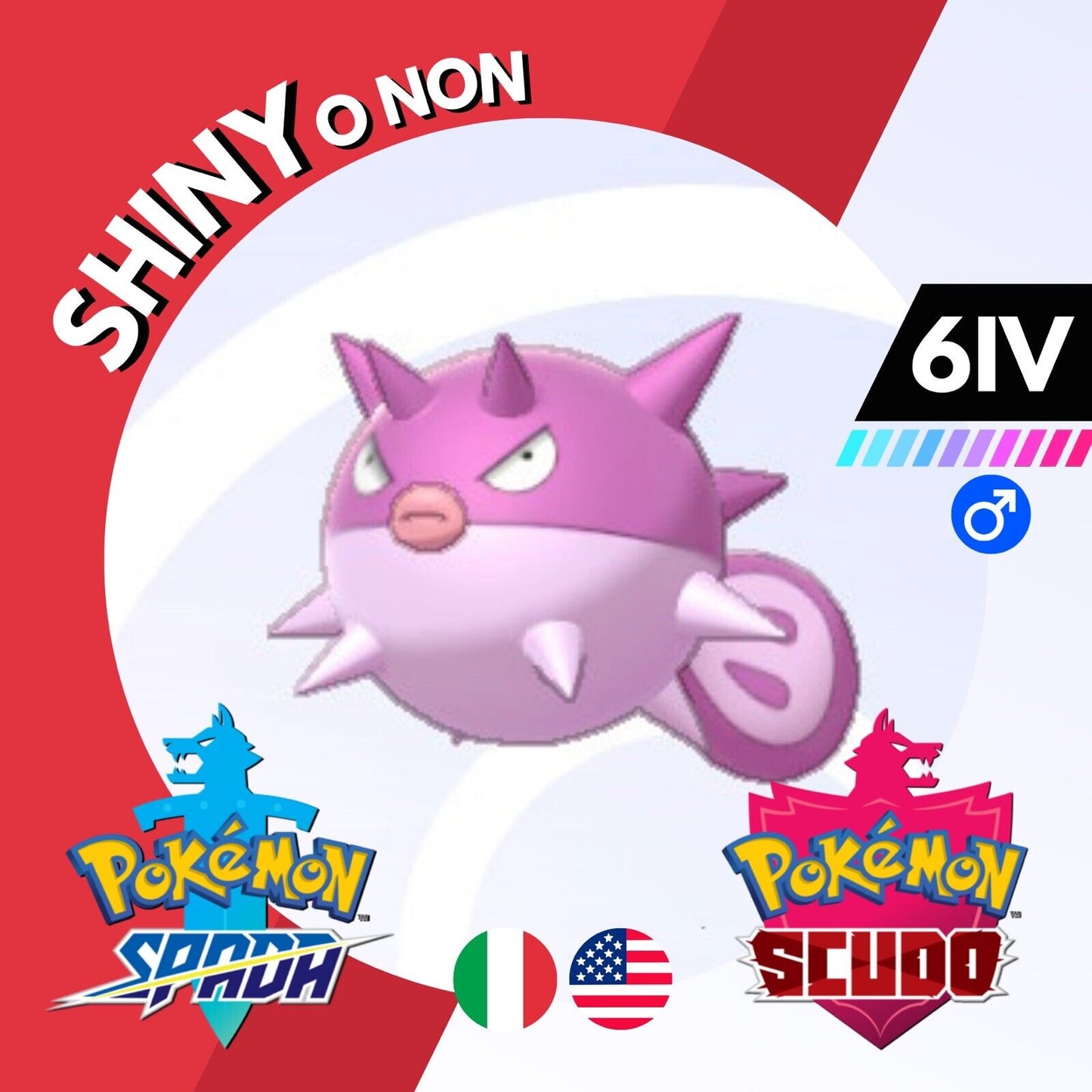 Qwilfish Shiny o Non 6 IV Competitivo Legit Pokemon Spada Scudo Sword Shield