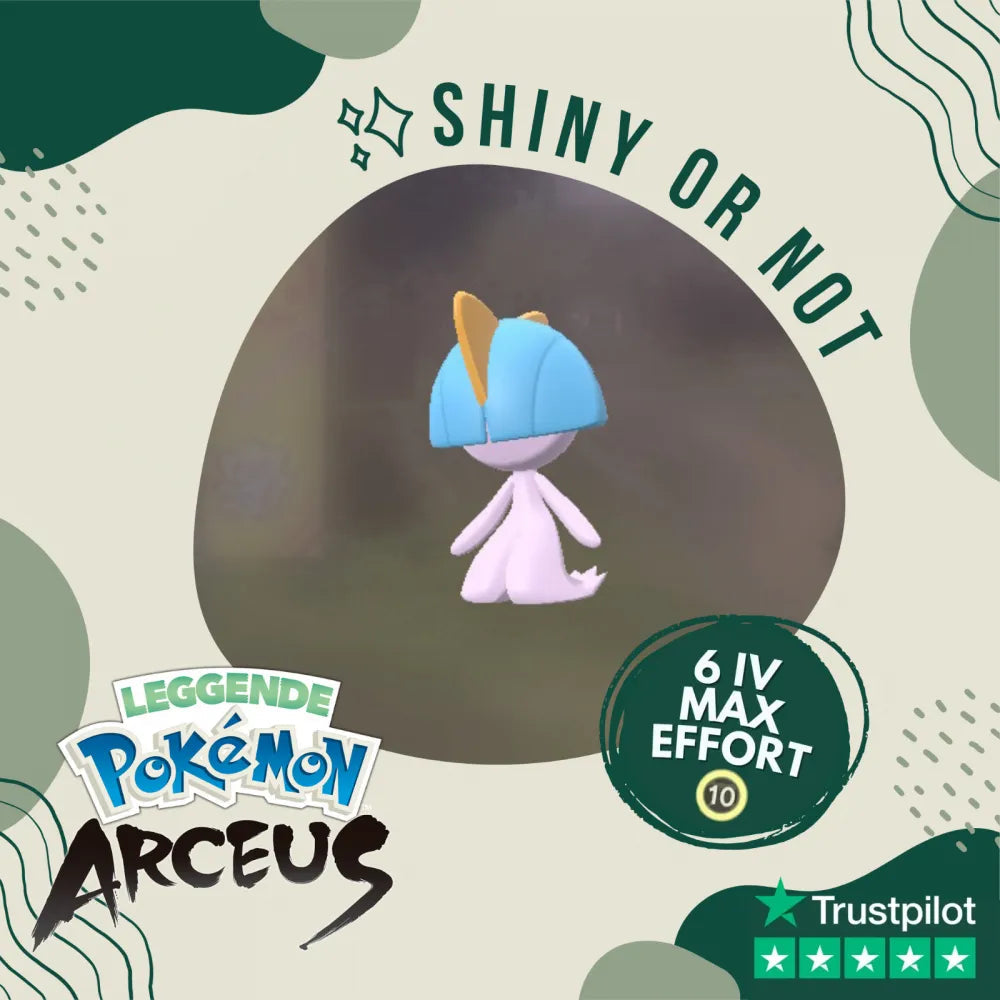 Ralts Shiny ✨ Legends Pokémon Arceus 6 Iv Max Effort Custom Ot Level Gender