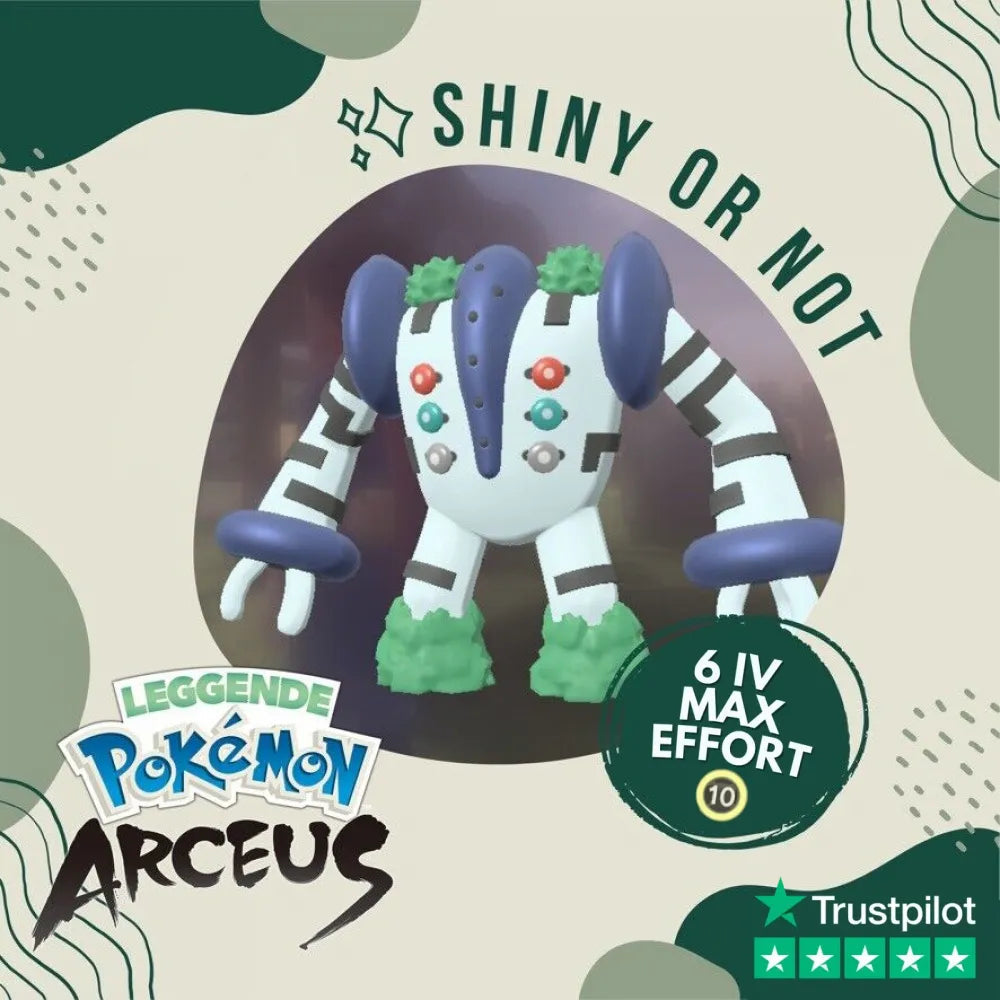 Regigigas Shiny ✨ Legends Pokémon Arceus 6 Iv Max Effort Custom Ot Level Gender