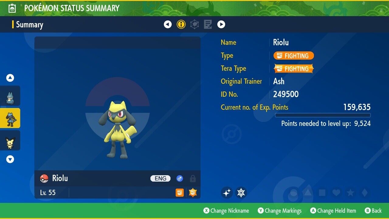 Riolu Shiny Event Easter Vigor Mass Outbreak Untouched IV Pokémon Scarlet Violet Shiny by Shiny Living Dex | Shiny Living Dex