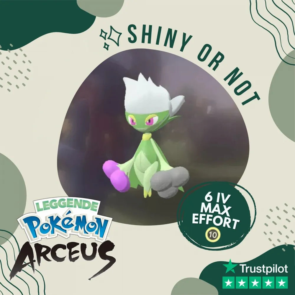 Roserade Shiny ✨ Legends Pokémon Arceus 6 Iv Max Effort Custom Ot Level Gender