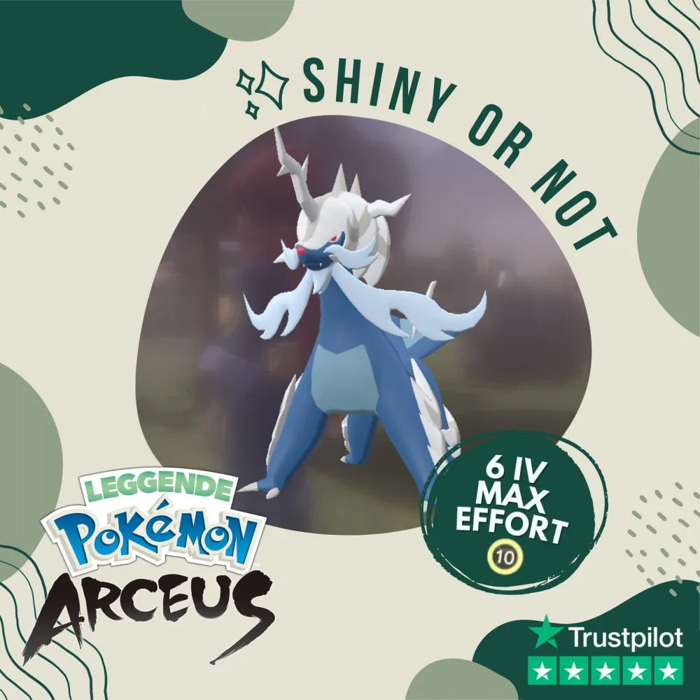 Samurott Hisui Shiny ✨ Legends Pokémon Arceus 6 Iv Custom Ot Level Gender