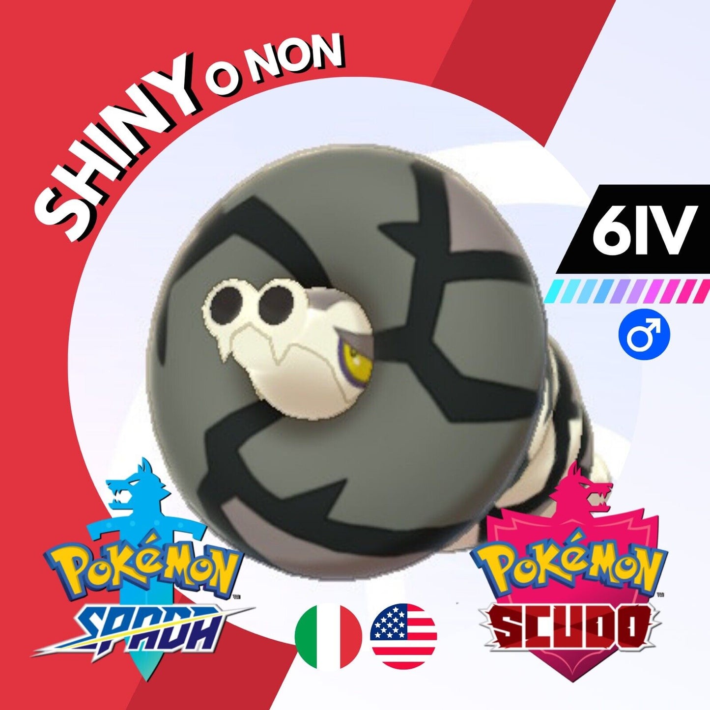 Sandaconda Shiny o Non 6 IV Competitivo Legit Pokemon Spada Scudo Sword Shield